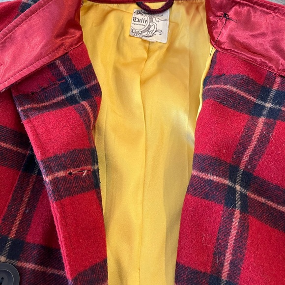 Tulle Plaid Crop Jacket - Picture 3 of 5